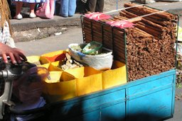 Cinnamomum verum (Cinnamon) in markets in La Paz, Bolivia