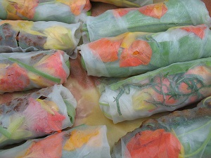 © Kittee Berns 2012 Vietnamese salad rolls - Goi Cuon Chay